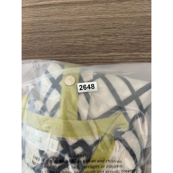 Spartina 449 100% Merino Wool Seven Oaks Cardigan Geometric Women's S *Read - Picture 15 of 15